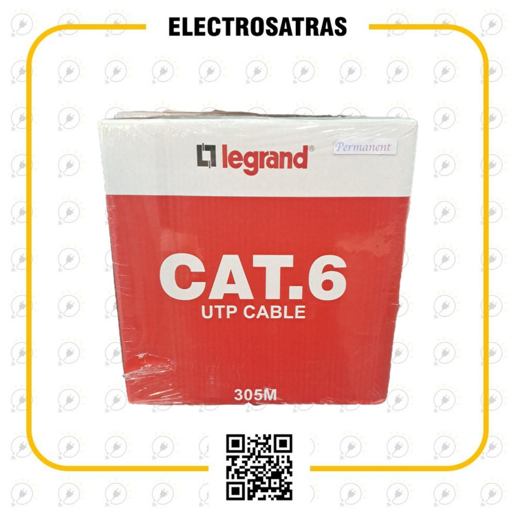 کابل cat6 utp permanent لگراند ۳۰۵ متری